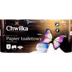 Chwilka papier toaletowy 3-war. 8 rolek 20 metrów biały