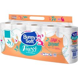 Bunny Soft papier toaletowy Amber Bergamot 3W, 10szt. Zajączek