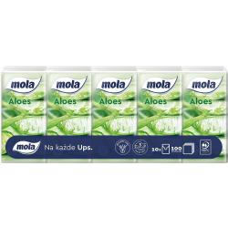 Mola chusteczki aloes 10x10szt. 3 warstwowe