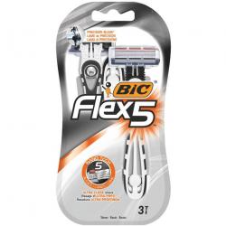 Bic Flex 5 golarka 5-ostrzowa 3 sztuki