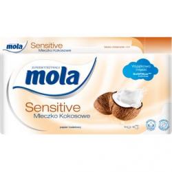 Mola Sensitive papier toaletowy mleko kokosowe 8 rolek