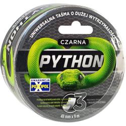 Python taśma naprawcza czarna 48mm x 9m