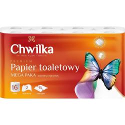 Chwilka papier toaletowy 16 rolek 2 warstwy