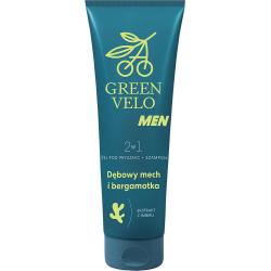 Green Velo MEN żel+szampon 2w1 250ml Dębowy Mech/Bergamotka