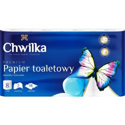 Chwilka papier toaletowy 2-war. 8 rolek biały