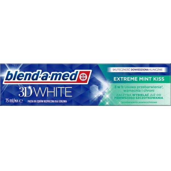 Blend-a-med 3D White Extreme Mint Kiss 75ml pasta do zębów
