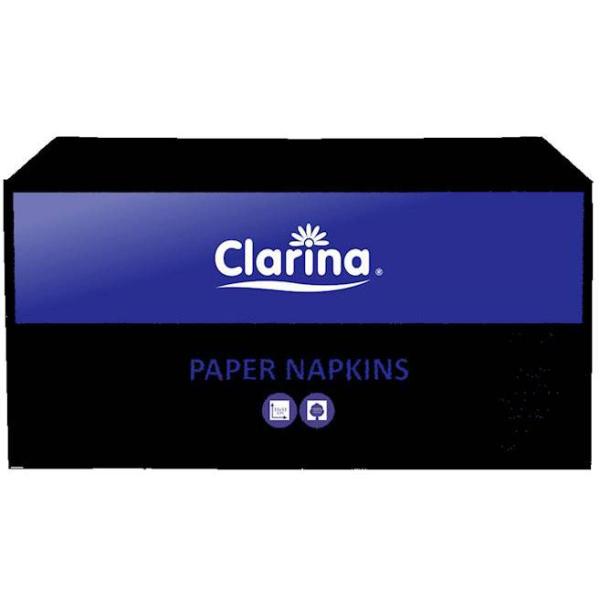 Clarina serwetki 2W 33x33cm 250 sztuk Czarne
