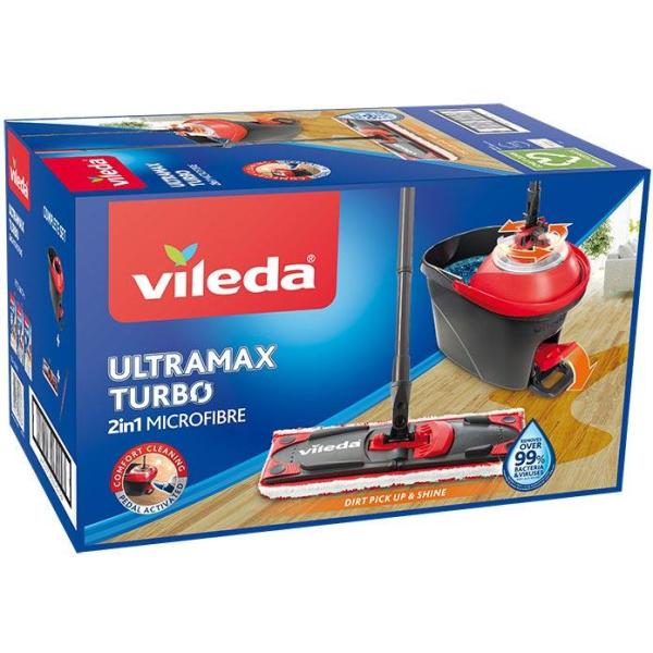 Vileda zestaw mop obrotowy płaski Ultramax TURBO