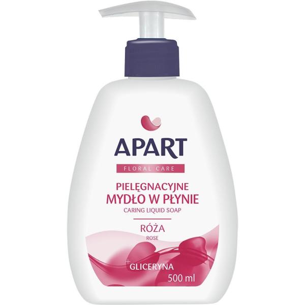 Apart Floral Care mydło w płynie 500ml Róża
