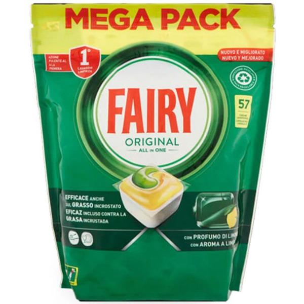 Fairy Original kapsułki do zmywarki 57szt. Lemon
