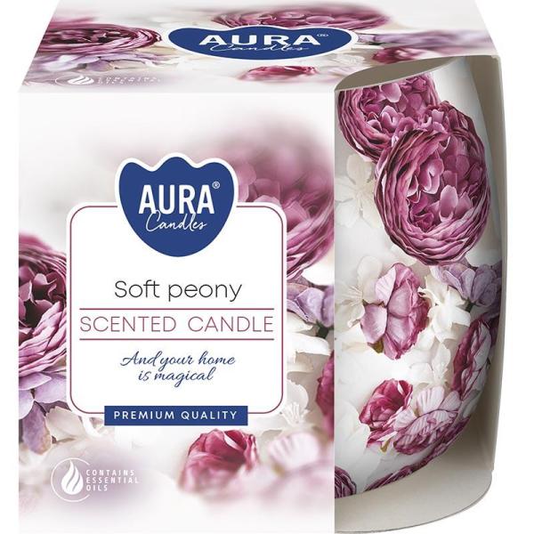 Bispol Aura świeca zapachowa sn71S-62 Soft Peony
