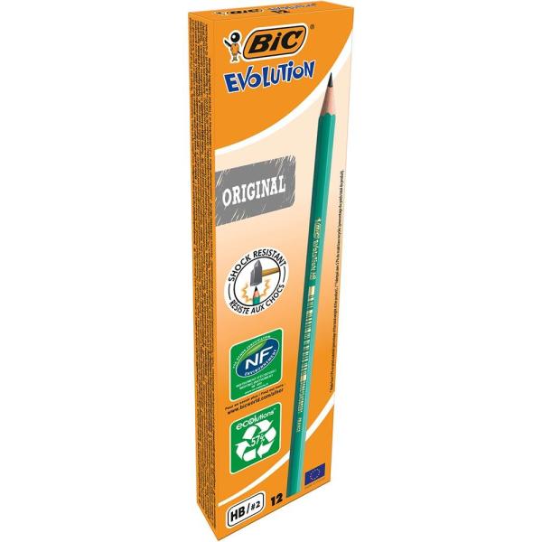 BIC ołówek bez gumki Eko Evolution 12 sztuk
