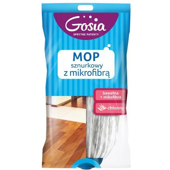 Gosia mop sznurkowy z mikrofibrą zapas