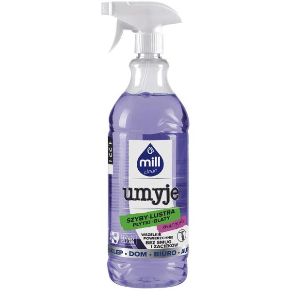 Mill Clean UMYJE płyn do mycia szyb 1,22L Maciejka
