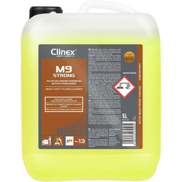 Clinex M9 Strong płyn do mycia silnie zabrudzonych posadzek 5L