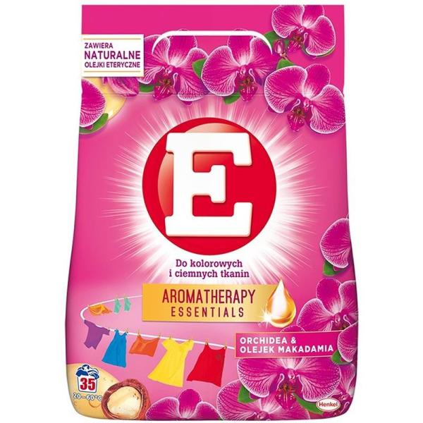 E Aromatherapy Essentials proszek do prania 2,1kg Kolory Orchidea & Olejek Makadamia