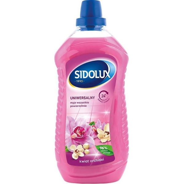 Sidolux płyn uniwersalny 1L kwiat orchidei