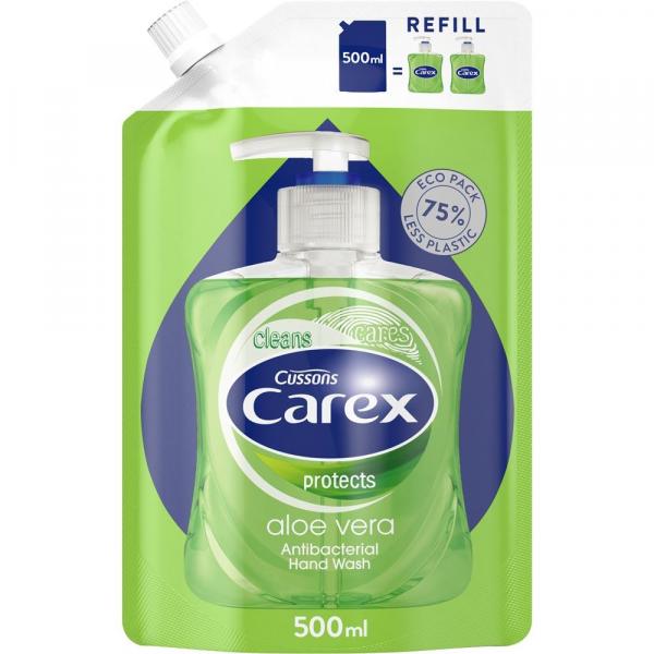 Carex mydło w płynie antybakteryjne 500ml zapas
