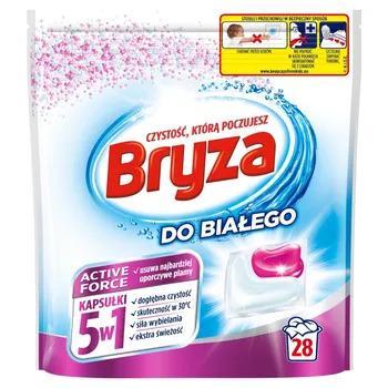 Bryza kapsułki do prania 5w1 28 sztuk Biel
