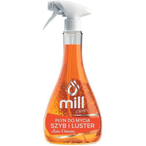 Mill Clean płyn o mycia szyb i luster 555ml Złoto Orientu