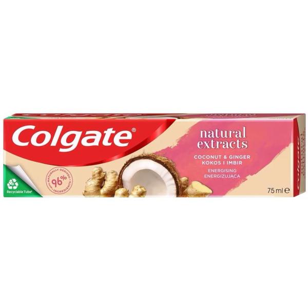 Colgate Natural Extracts 75ml pasta do zębów Coconut & Ginger 