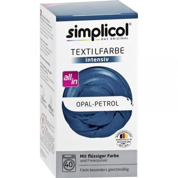 Simplicol intensywny barwnik do tkanin 550g Opal-Petrol
