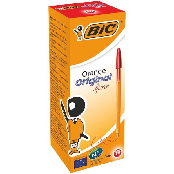 Bic Orange długopis czerwony 20 sztuk
