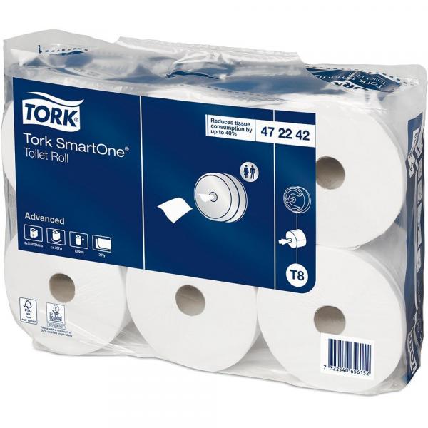 Tork papier SMARTONE 472242 2-warstwowy 6 rolek Biały
