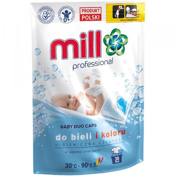 Mill Professional kapsułki piorące 30 sztuk Baby Duo Caps
