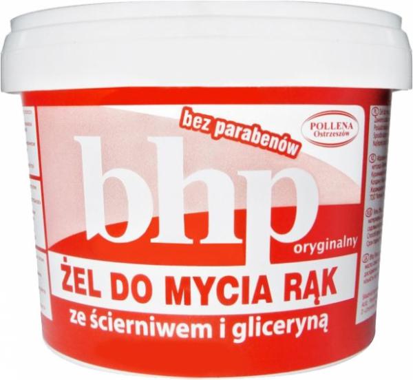 BHP żel do mycia rąk ze ścierniwem i gliceryną 500g