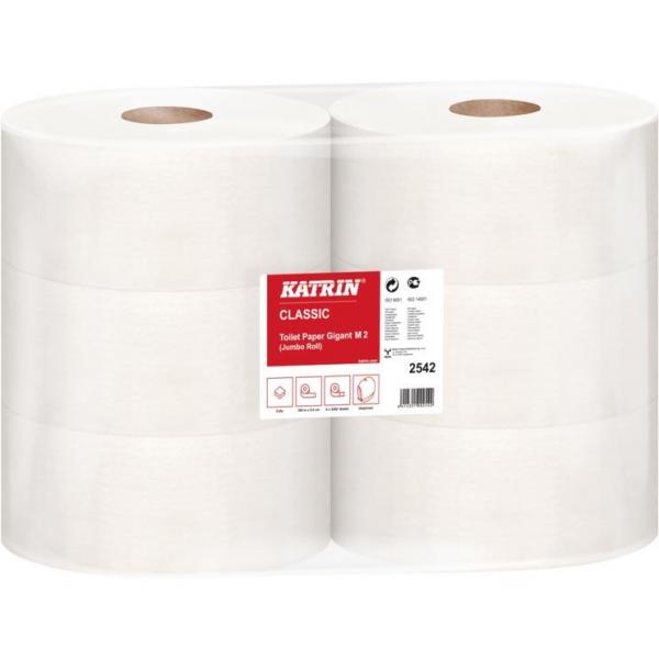 Katrin Classic 2542 papier Jumbo biały 2-warstwowy, 6 sztuk
