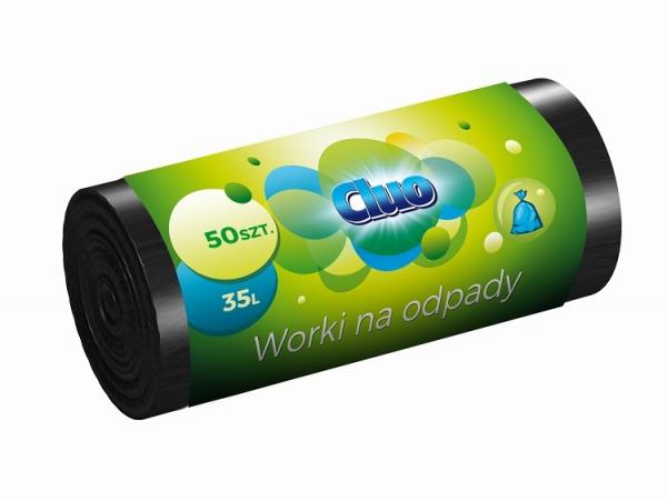 Cluo worki na śmieci hdpe 35l 50szt.