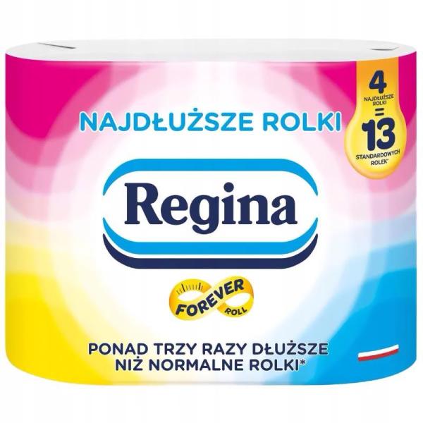 Regina papier 2-warstwowy Najdłuższe Rolki 4 sztuki