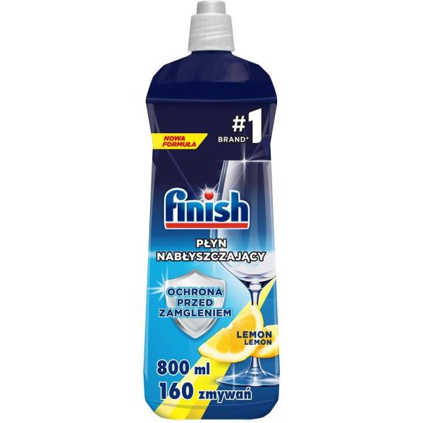 Finish Rinse Aid nabłyszczający płyn do zmywarek 800ml Lemon
