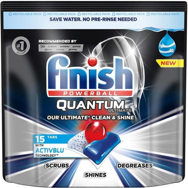 Finish Quantum Ultimate tabletki do zmywarek 15 sztuk Regular 