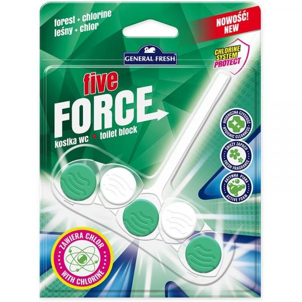 General Fresh Five Force kostka do WC 45g Las/Chlor
