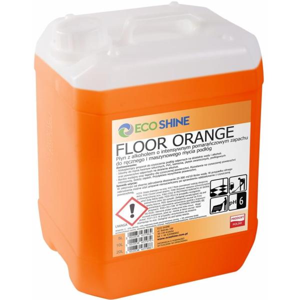 Eco Shine Floor Orange płyn do ręcznego i maszynowego mycia podłóg 5L Pomarańcza 