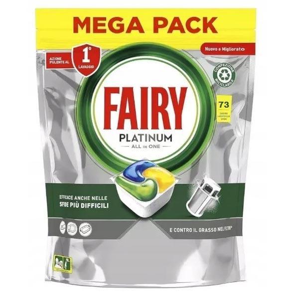 Fairy All In One kapsułki do zmywarki Platinum 73 sztuki
