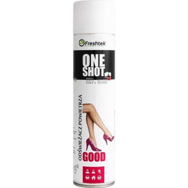 Freshtek One Shot odświeżacz powietrza w sprayu 600ml Good
