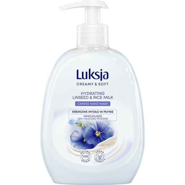 Luksja mydło w płynie creamy lineseed & rice milk 500ml