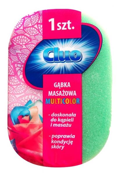 Cluo gąbka kąpielowa do masażu Multicolor