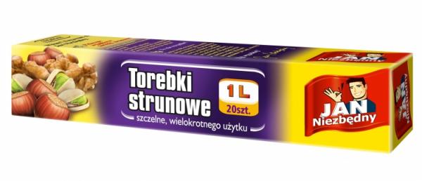 Jan Niezbędny torebki strunowe 1L, 20szt.\r\n