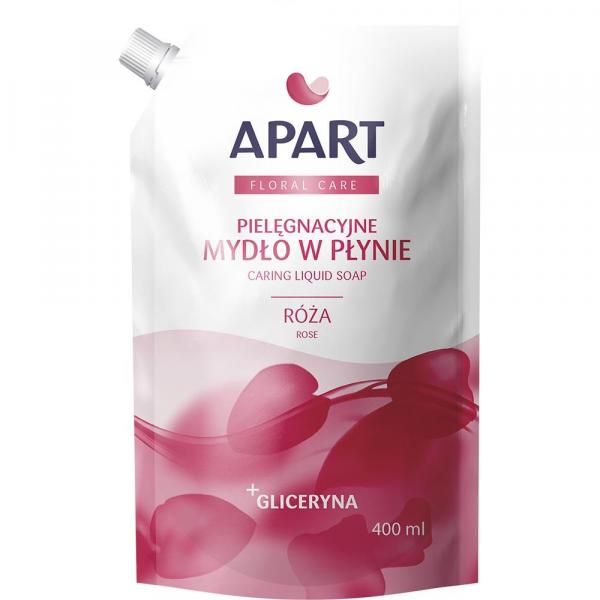 Apart Floral Care zapas mydła w płynie 400ml Róża
