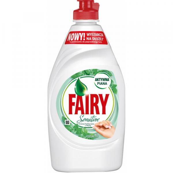 Fairy płyn do naczyń 450ml mięta - drzewo herbaciane