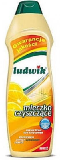 Ludwik mleczko do czyszczenia cytrynowe 660g