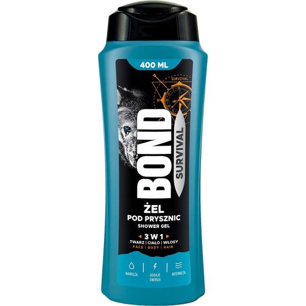 Bond żel pod prysznic męski 400ml Survival
