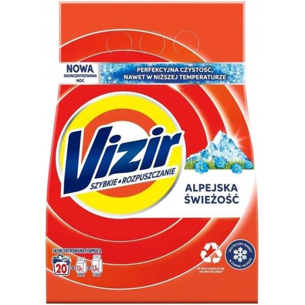 Vizir Alpine Fresh proszek do prania 1.1kg (20 prań)
