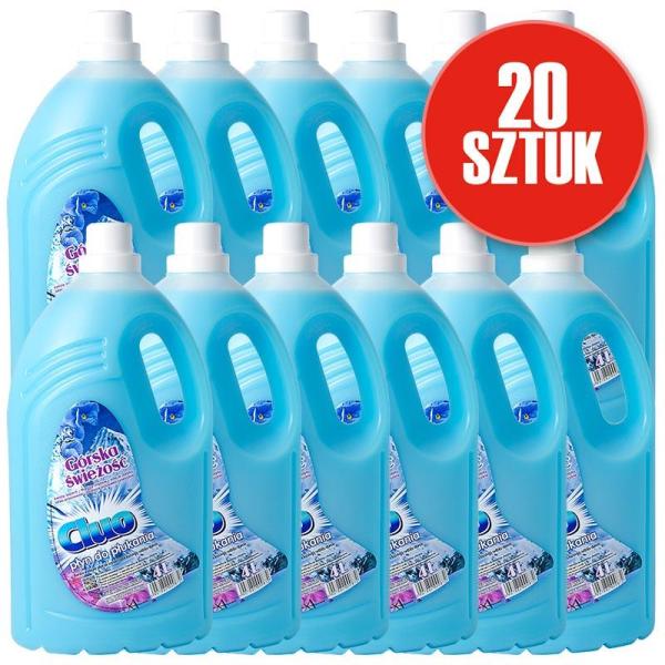 Cluo płyn do płukania górska świeżość 4L 20 sztuk