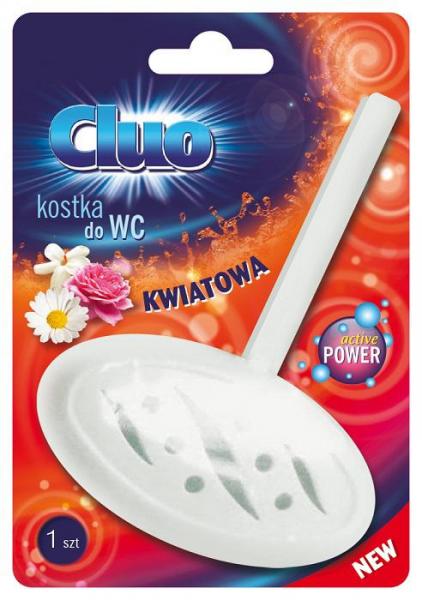 Cluo kostka do toalety kwiatowa 40g