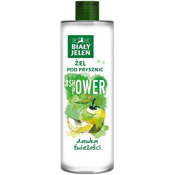 Biały Jeleń Shower Power żel pod prysznic 400ml Jabłko
